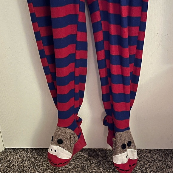 Pajama Monkey Striped Onesie - Picture 10 of 10